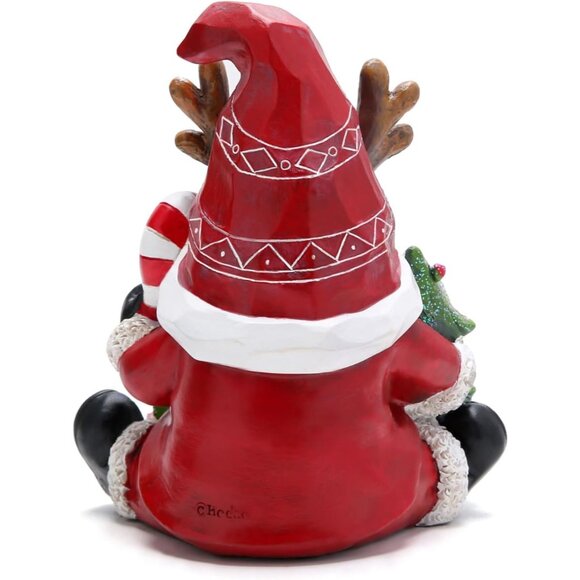 Christmas Gnome Decor Winter Table Swedish Tomte Elf Dwarf Figurines Decor - Picture 6 of 7